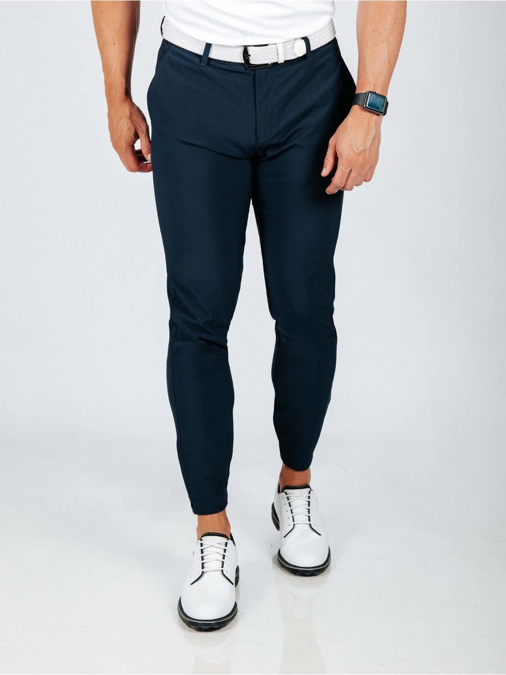 PRIMO Men's Slim Stretch Golf Pants - Navy